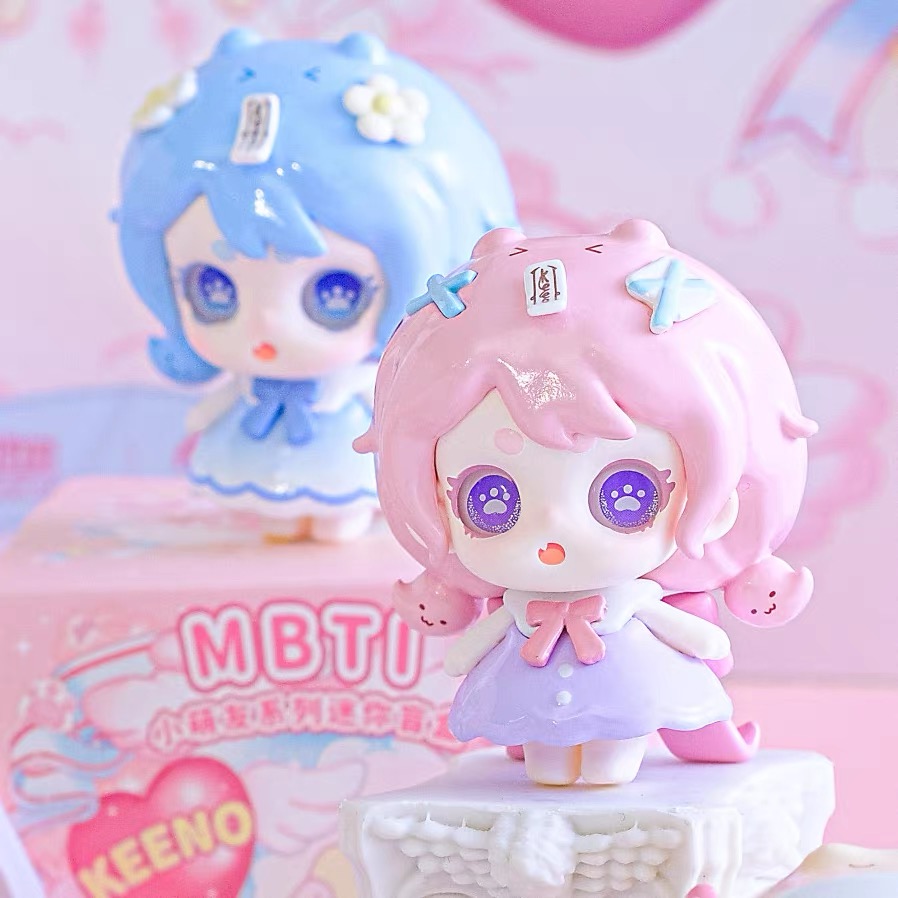 【代拆】小幽灵keeno.MBTI小萌友mini盲盒可爱萌粒潮玩手办摆件
