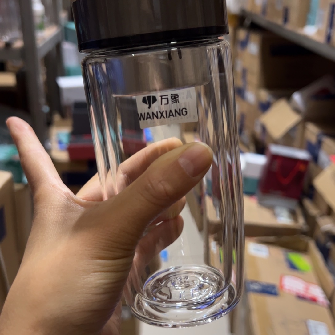 万象时空知了v406玻璃杯360玻璃杯➕被套➕除垢剂严格使用