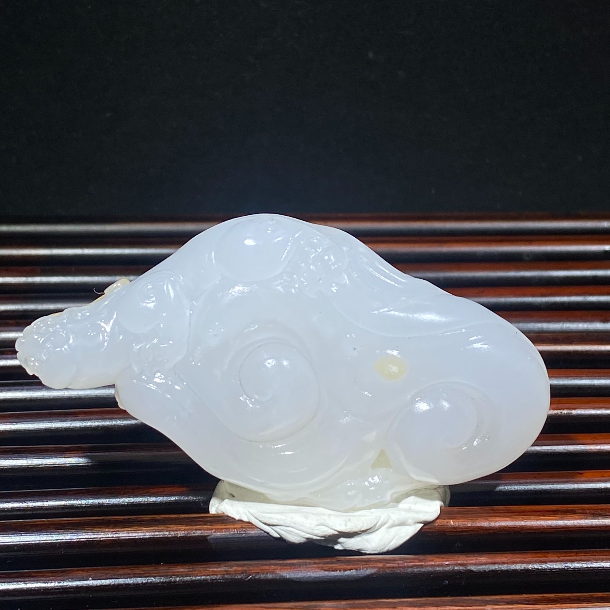 和田玉精品貔貅如意精美手工仿古复古