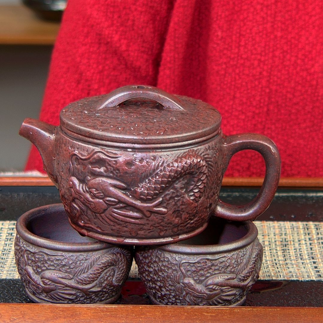 【闪购商品】绿泥茶杯高货放漏