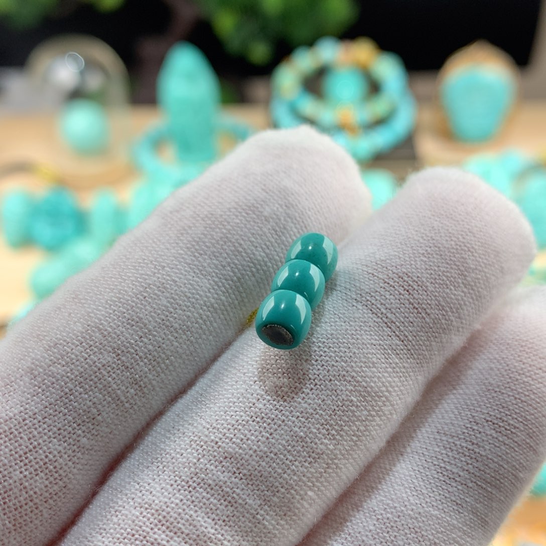 绿松石未镶嵌配珠卡5.6
