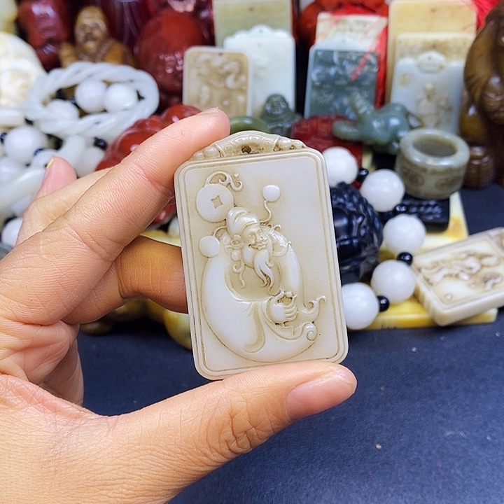 白玉菩提把件精选