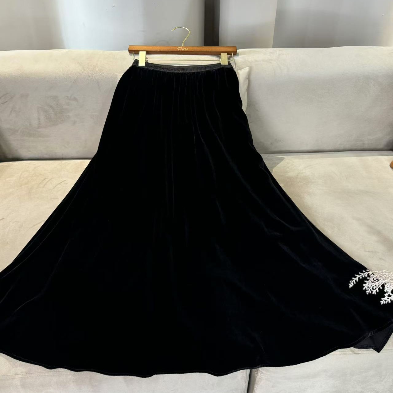 【半身鱼尾裙】真丝丝绒净版大鱼尾半身裙