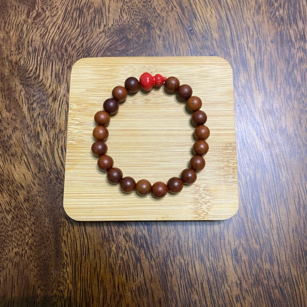 槊堂珠宝-雷击枣木福禄款手串（15）手围