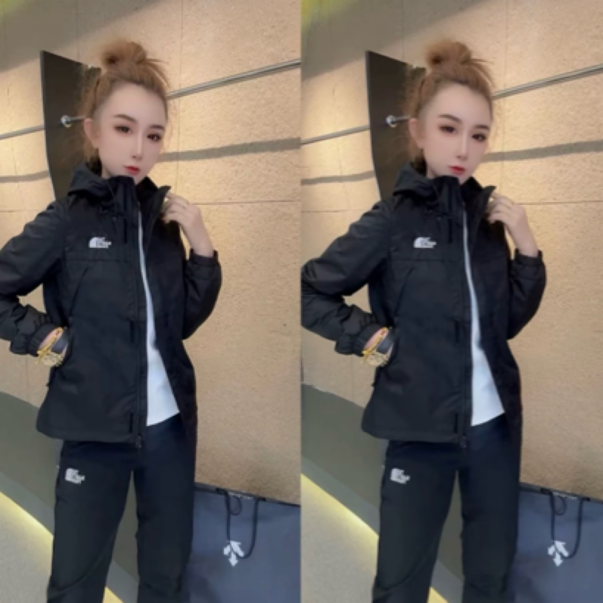 经典款冲锋衣男春秋户外防水透湿连帽防风外套