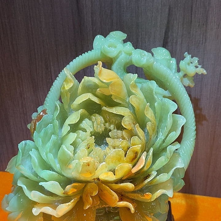 蛇纹石玉（覆膜）珠宝奇石合金