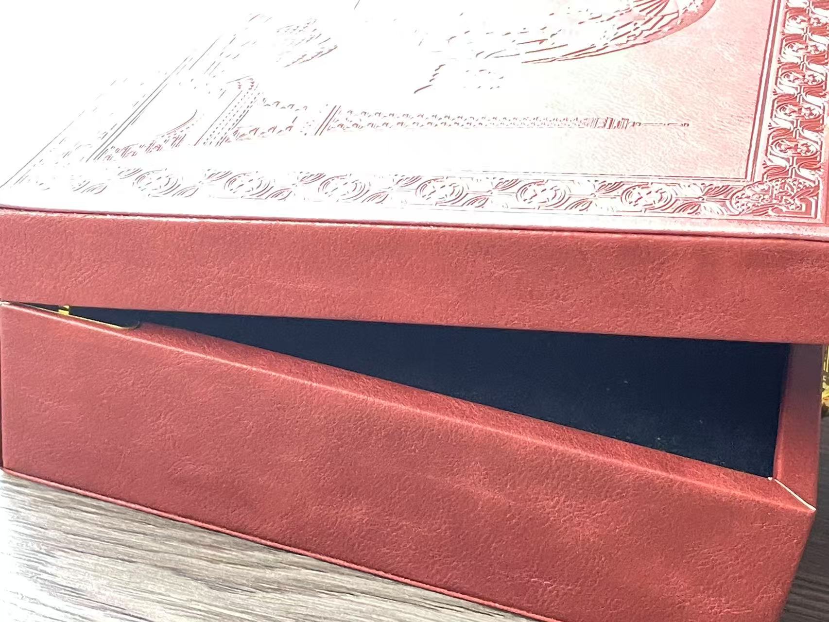 SJGB红色方形密码皮箱送人送礼可商务办公