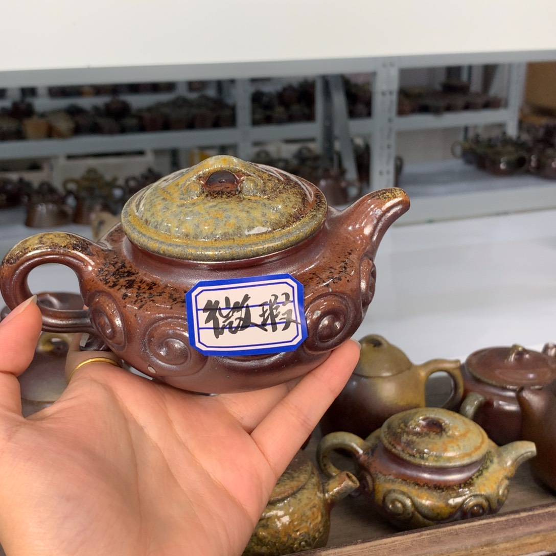 笑***好茶壶紫砂纯自然柴烧
