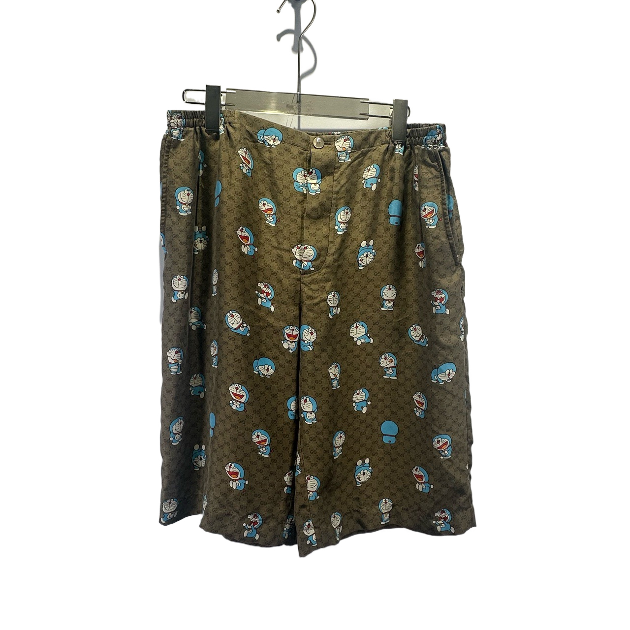 99新 GUCCI/古驰 Gucci联名多啦A梦满印短裤/48码/全新