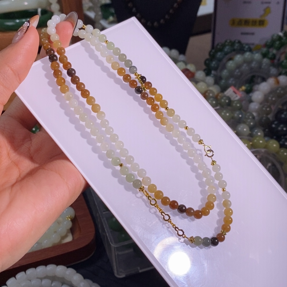 和田玉未镶嵌手链