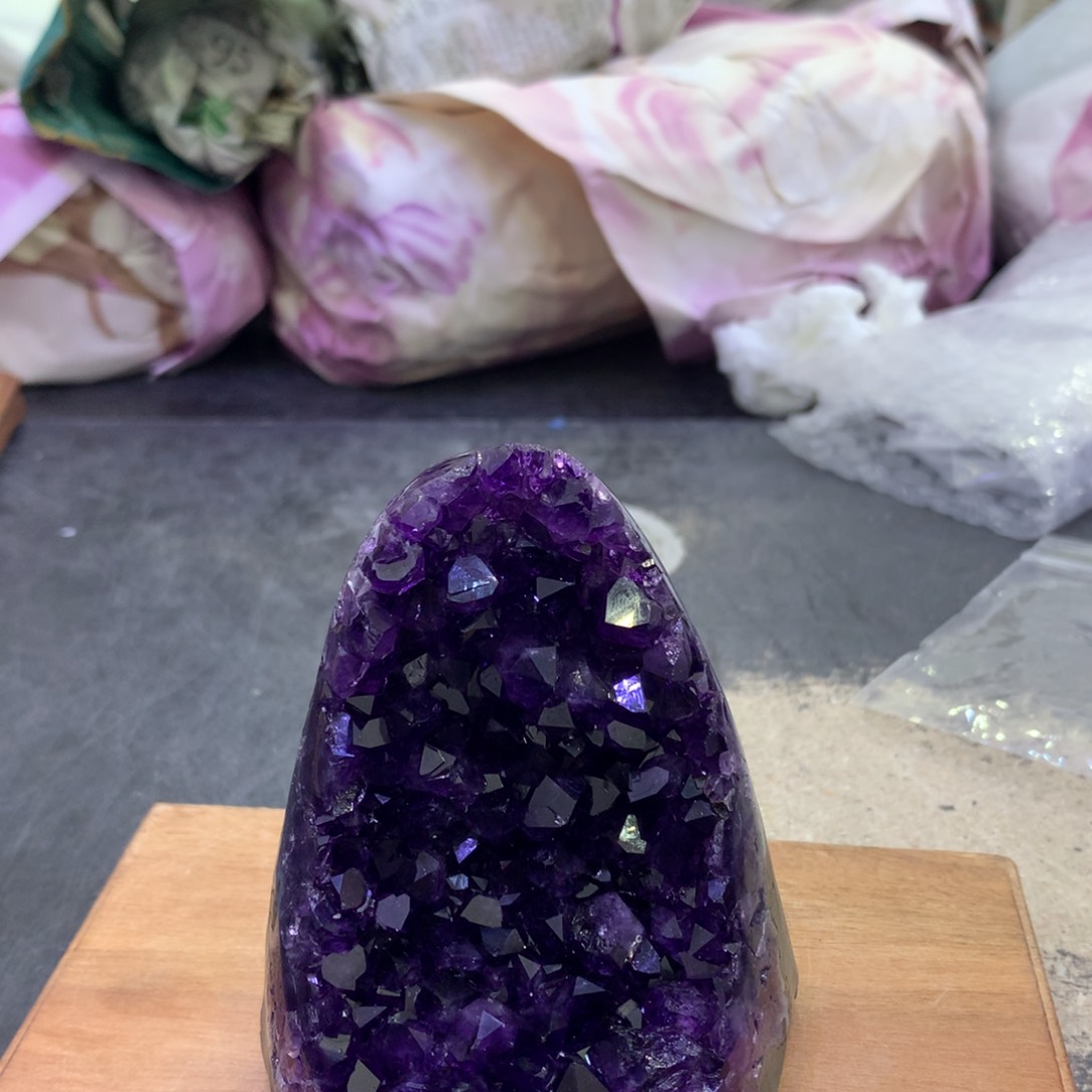 水晶紫晶未镶嵌紫晶160