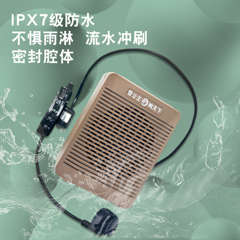 雷公王教师专用领夹扩音器小蜜蜂无线麦克风上讲课录音喇叭叫卖器