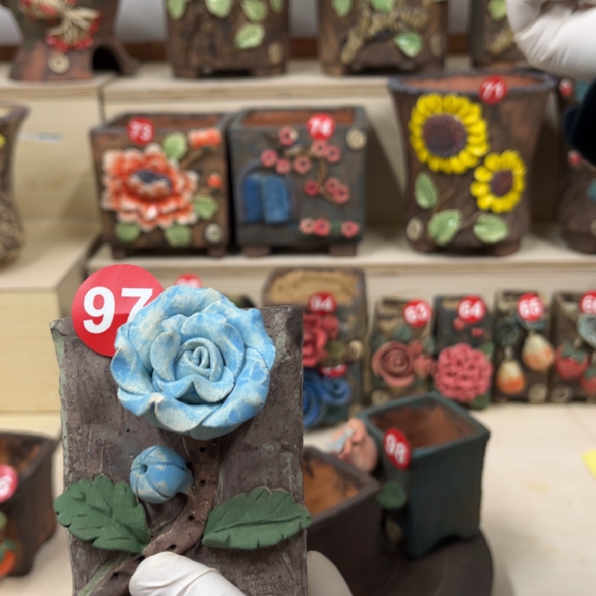 【闪购商品】紫砂花盆97号口径6.5外高9