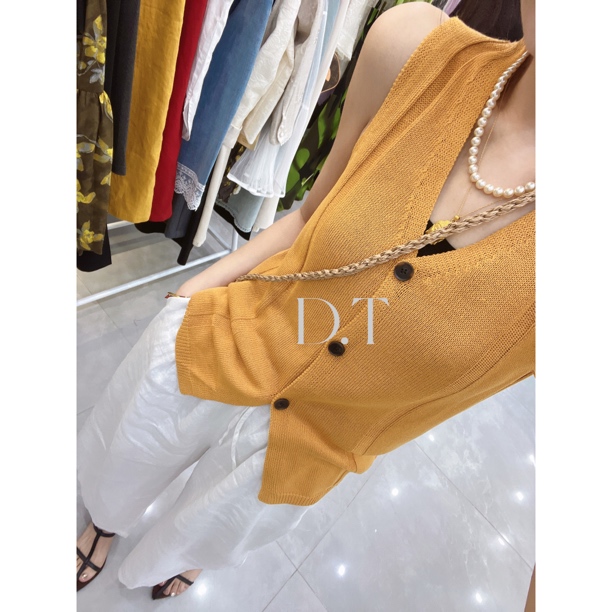 ［文静家］主播自留款韩系气质吊带针织开衫女