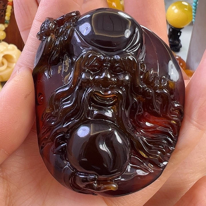 蜜蜡颈饰未镶嵌蜜蜡