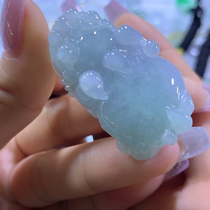 翡翠未镶嵌颈饰天然翡翠A货吊坠