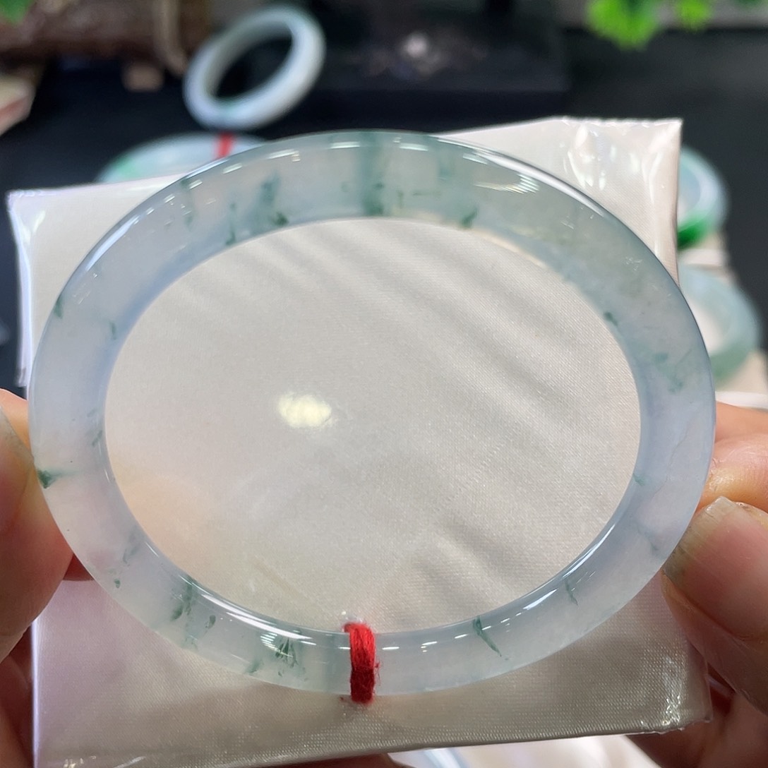 未镶嵌手镯翡翠芝****盖4号圆条
