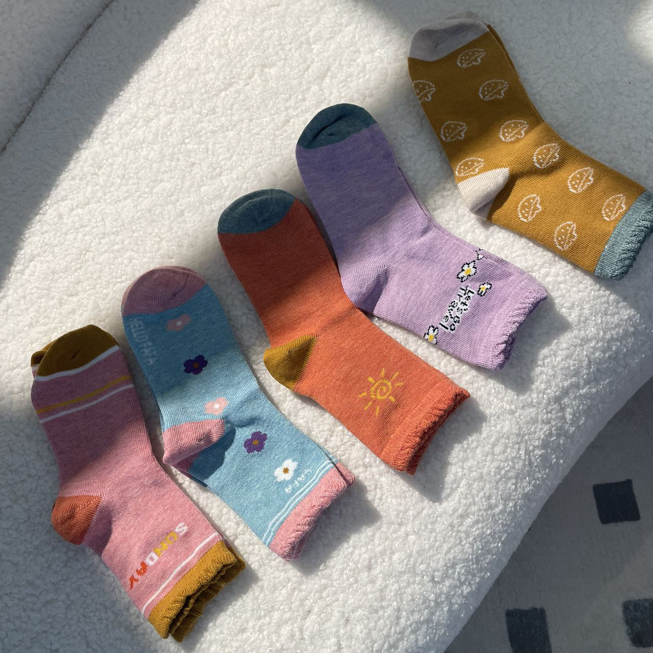 儿童秋冬款袜子1-3岁儿童男女宝宝袜子