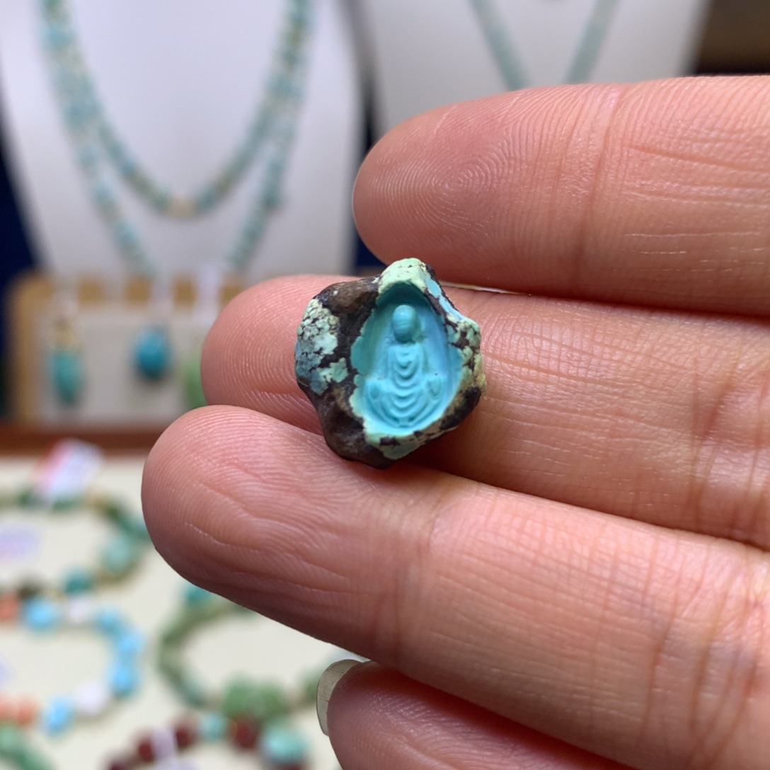 绿松石未镶嵌配饰