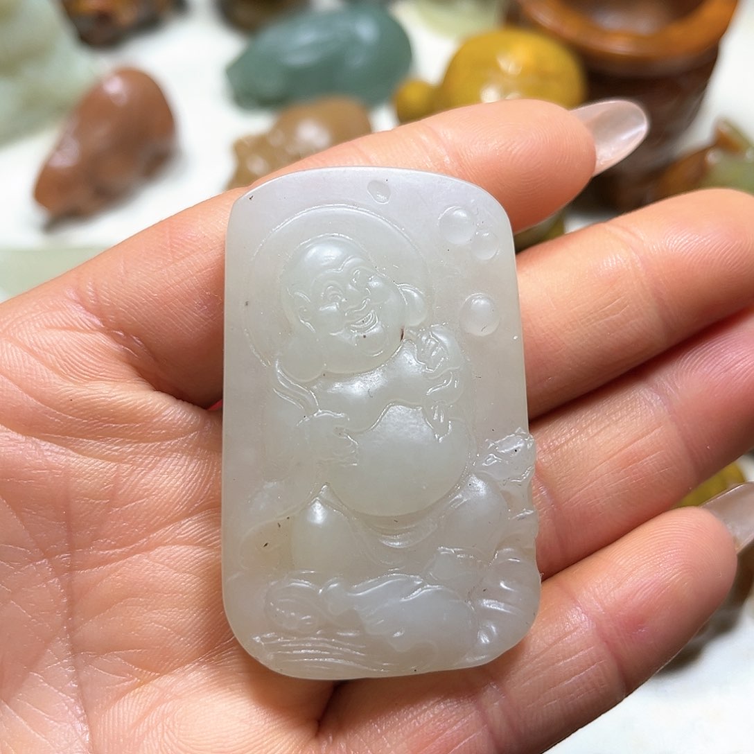 白玉菩提吊坠白玉菩提吊坠