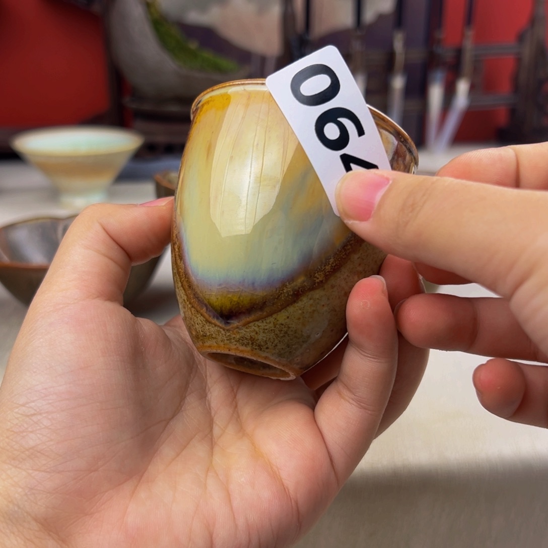 杯纯手工柴烧主人杯