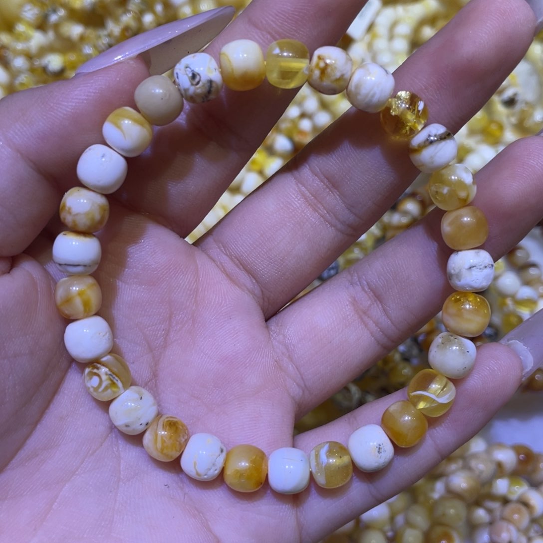 蜜蜡未镶嵌珠宝奇石7.7m