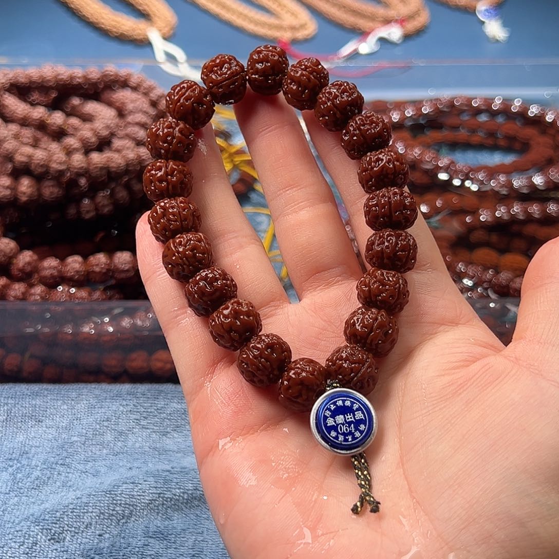 金刚菩提手串13mm纯血老树王手串064