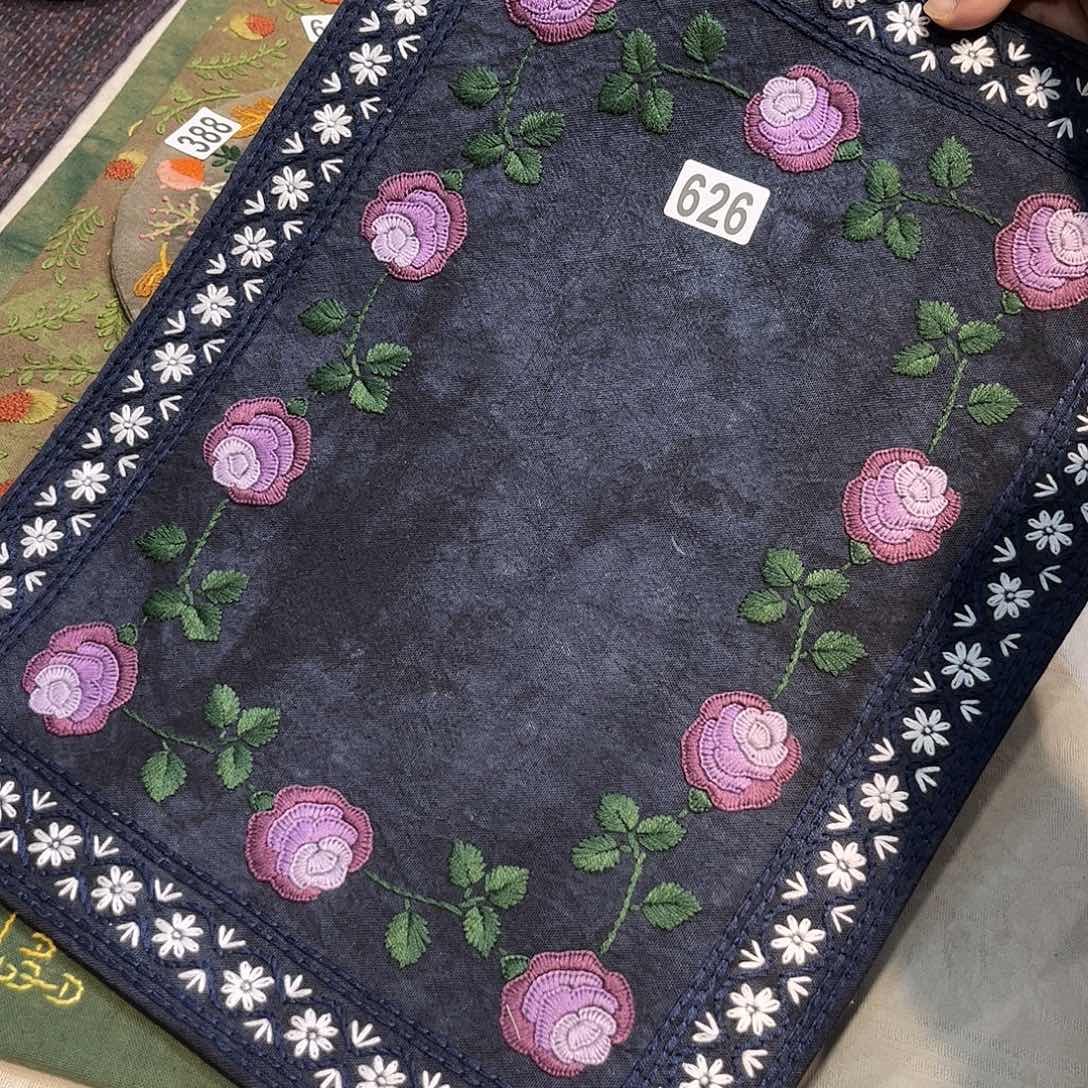 规格30.40刺子绣茶席