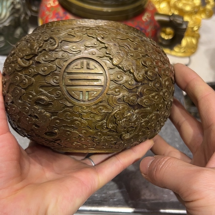 微瑕疵黄铜摆件工艺品
