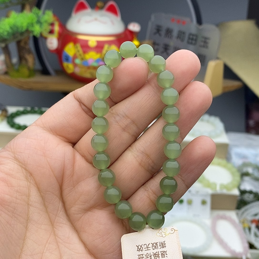 和田玉手链未镶嵌