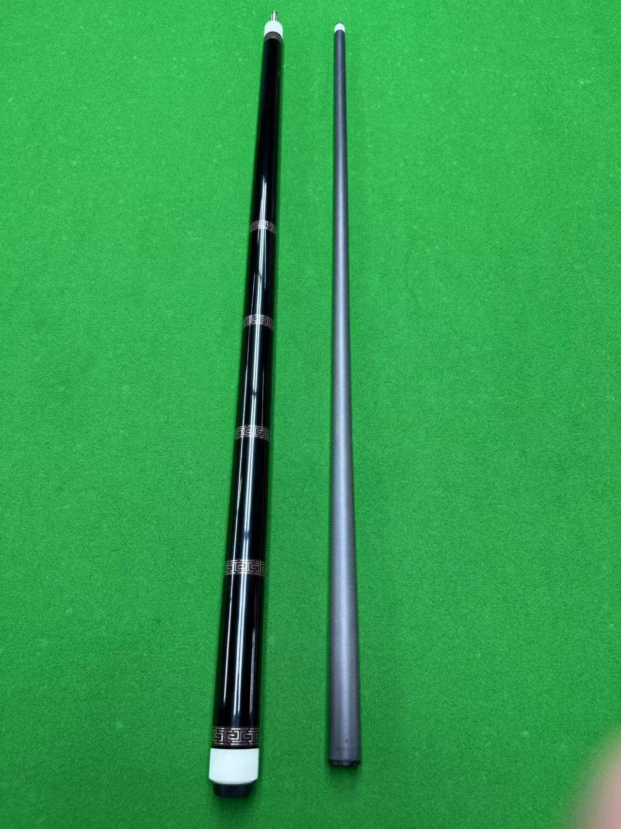 小途3碳纤维高颜值专业级12.5mm大头中式复刻台球杆