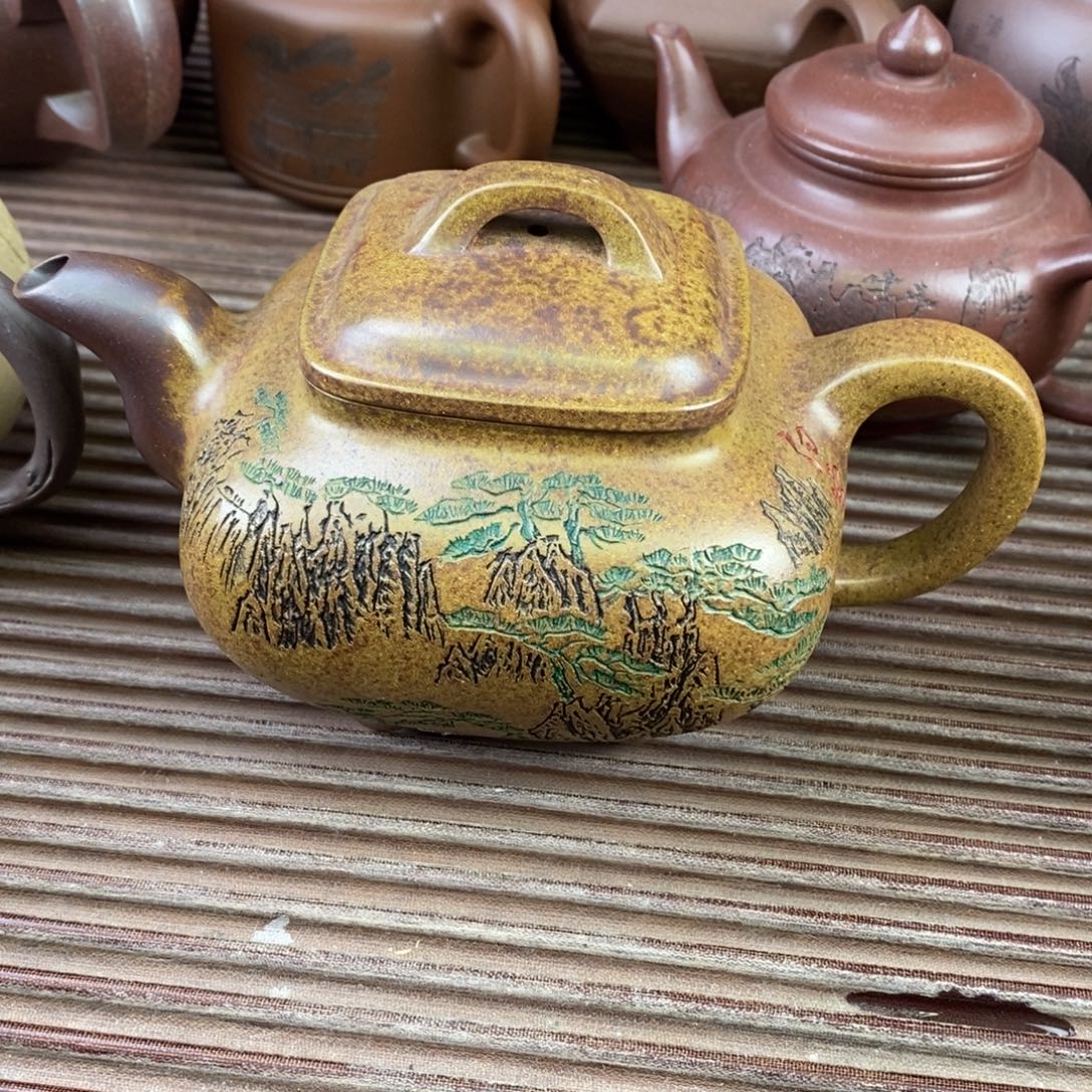 茶壶紫砂原矿手工123