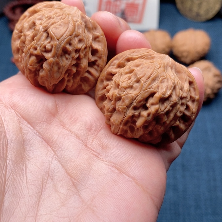 桃核吊坠磨盘狮子头38