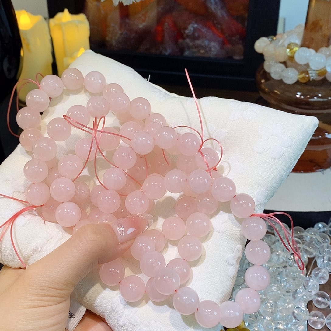 烟晶银S925镶嵌手链