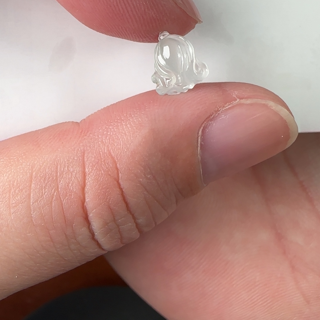 定制翡翠未镶嵌翡翠小白菜