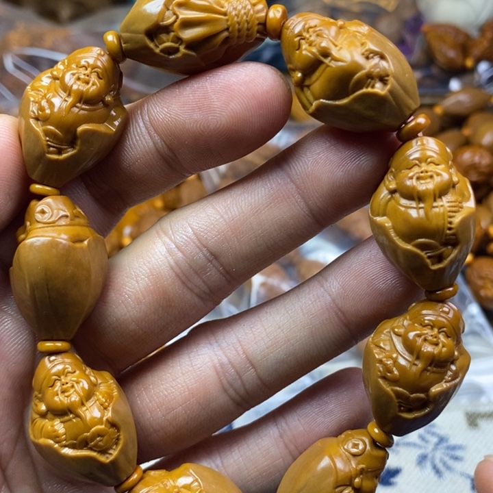 橄榄核手串/手链橄榄核雕工艺手串