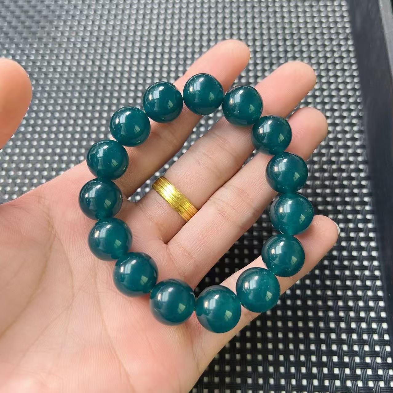 [石矿]A30蓝水系手链12M设计轻奢时尚手链手串