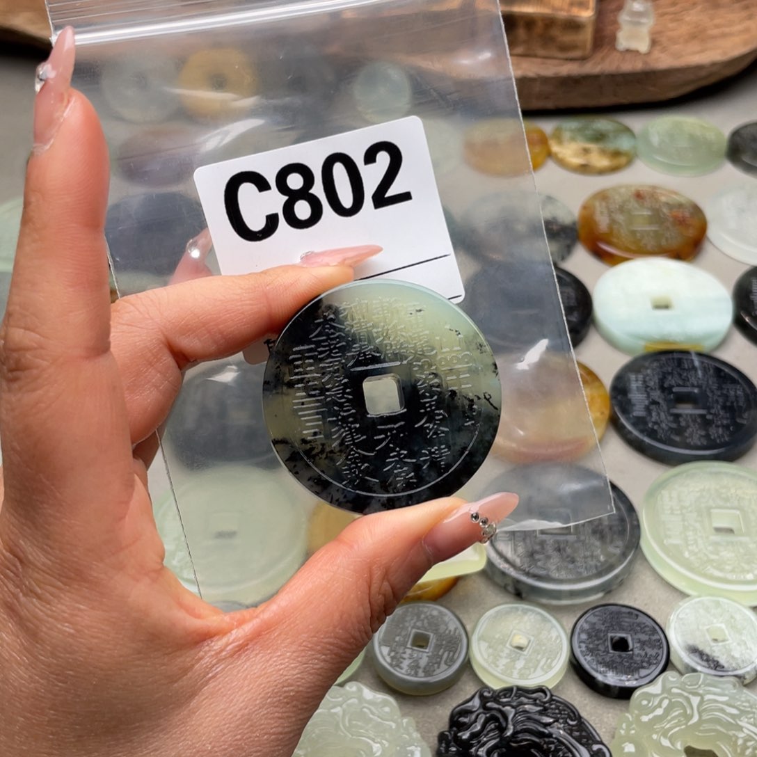 蛇纹石玉颈饰未镶嵌安**6