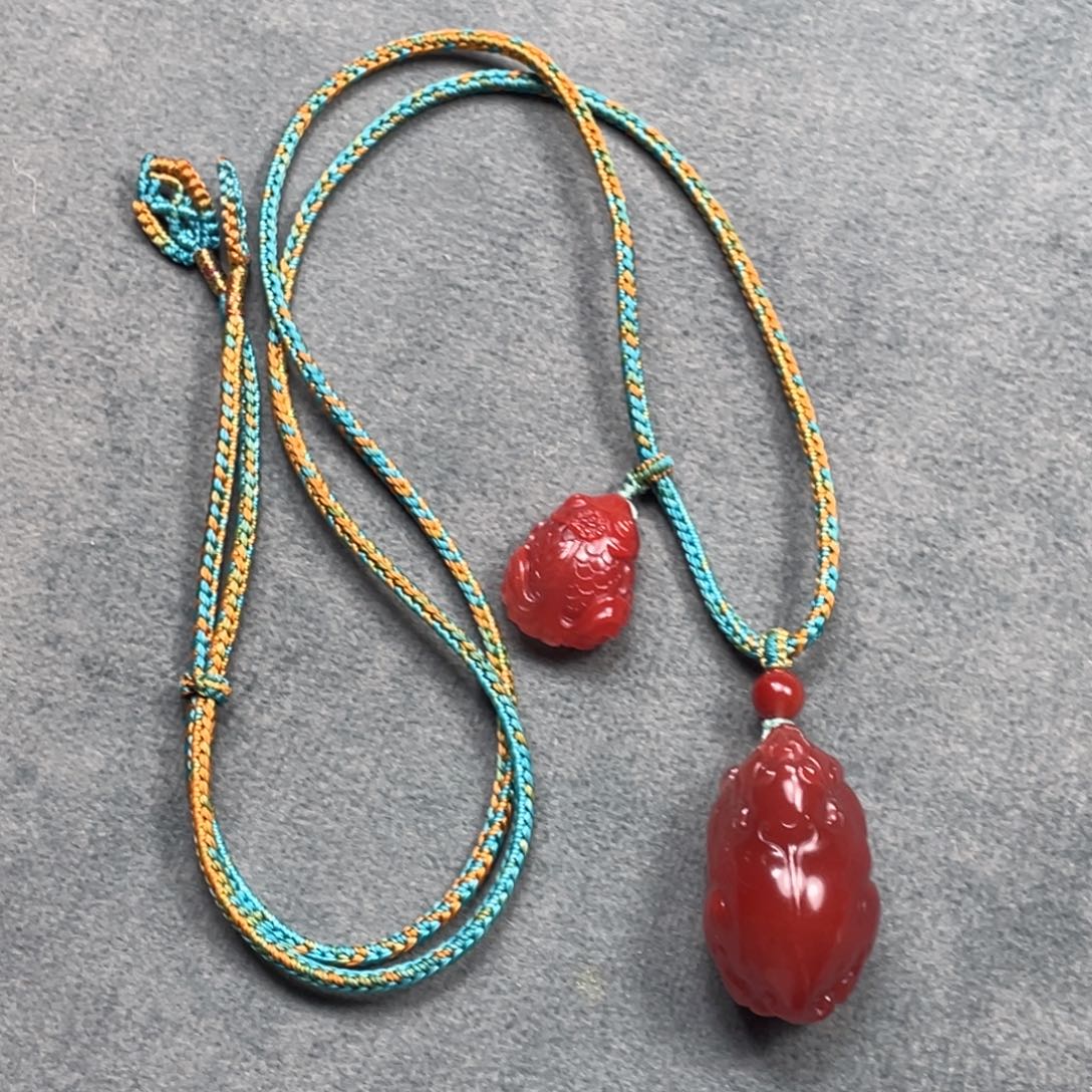 南红玛瑙未镶嵌吊坠