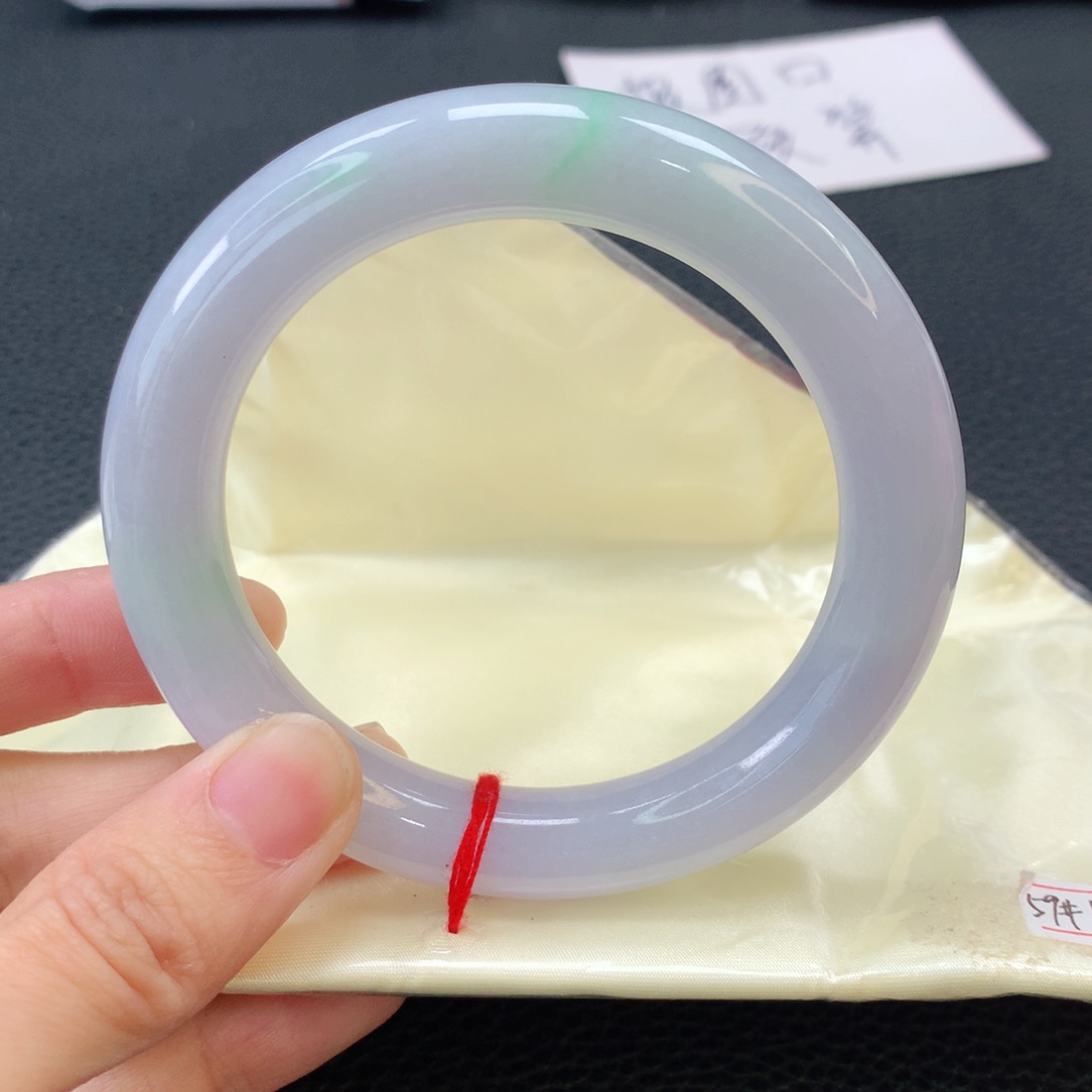 翡翠手镯未镶嵌缅甸圆59