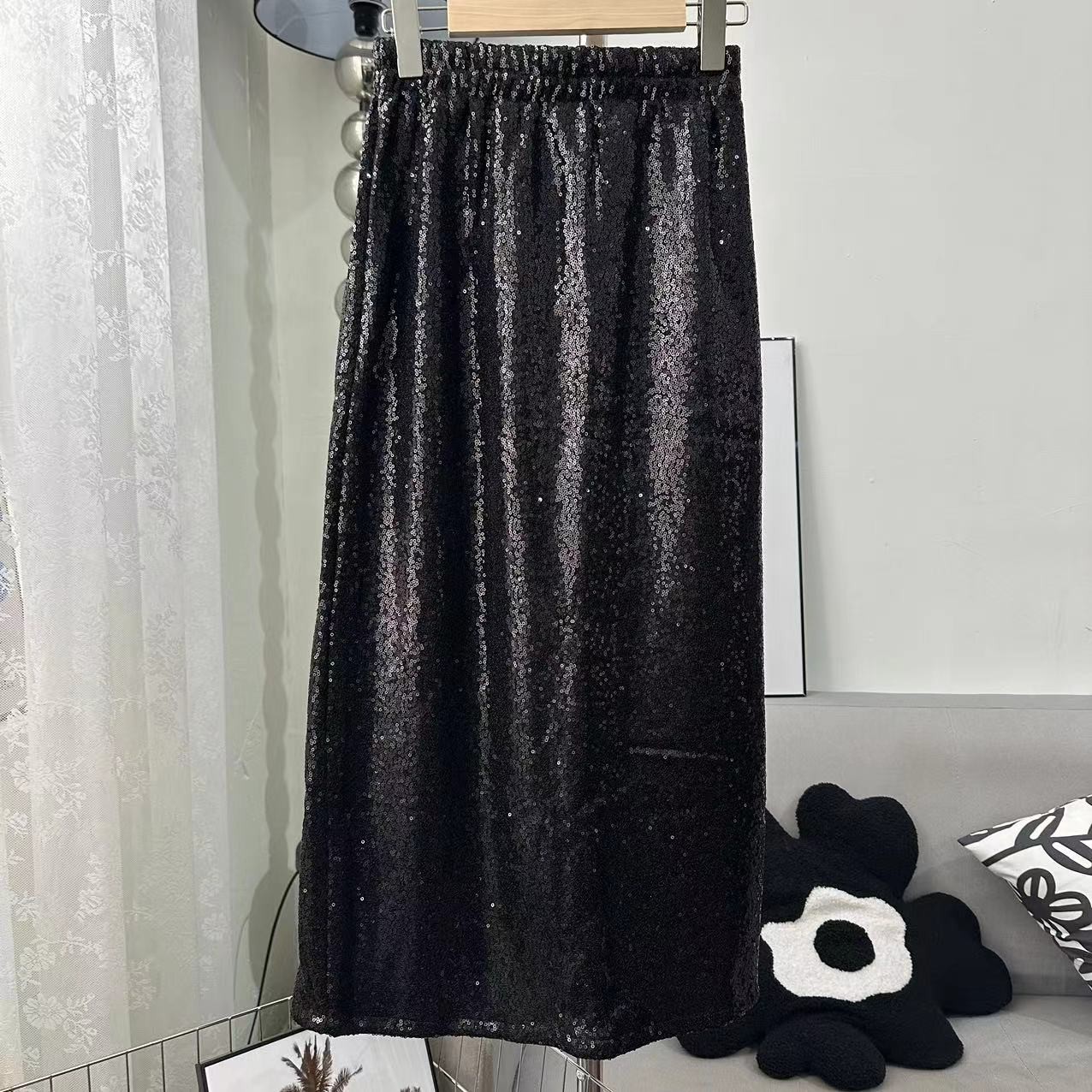 【苏兰文】900-亮片半裙