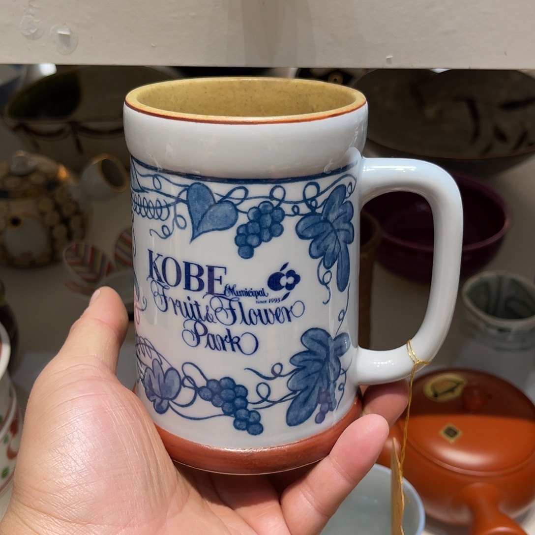 陶瓷默认微瑕 超大 青花 马克杯 150号