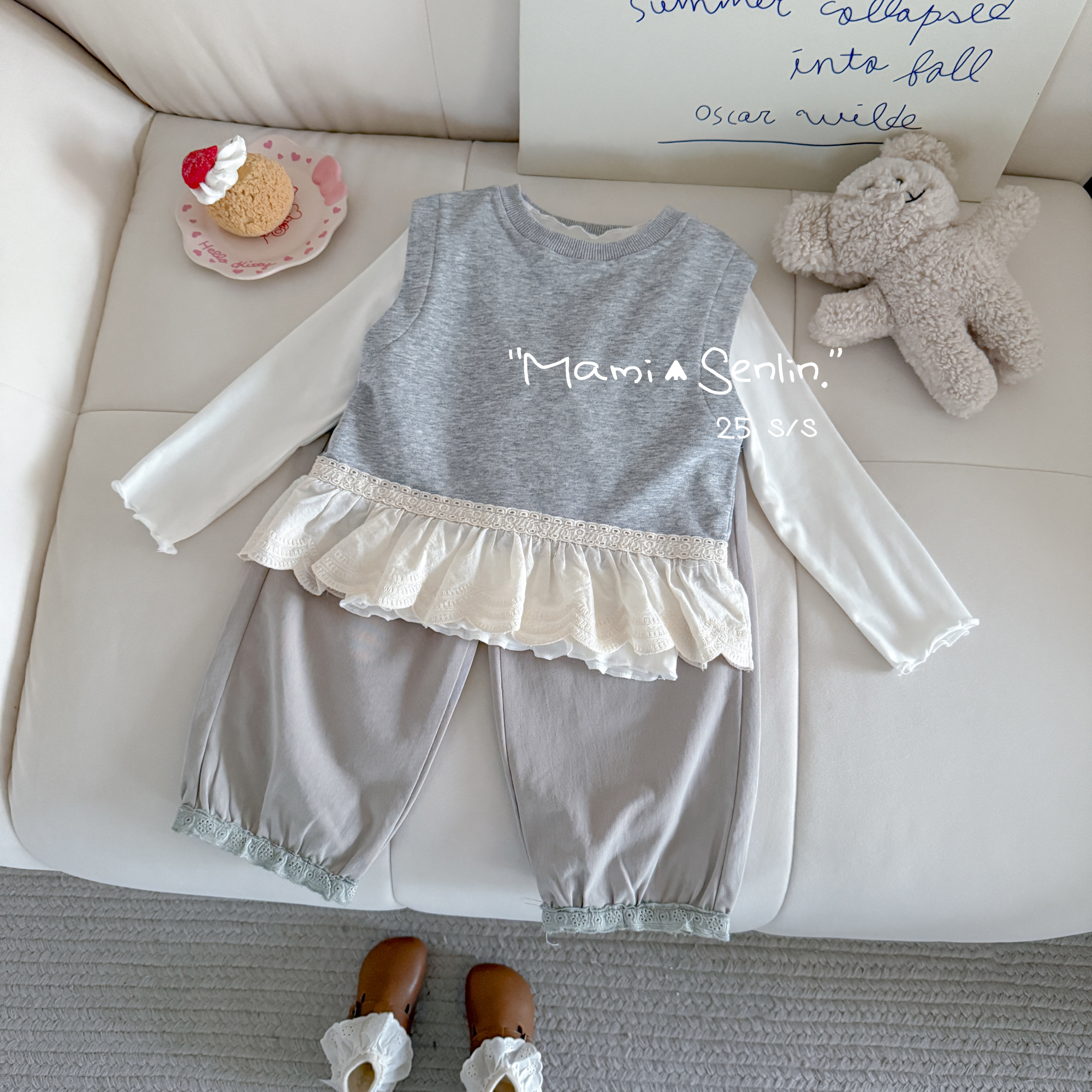 【现货】妈咪森林童装2025年春新款休闲背心251-MMSL-251080