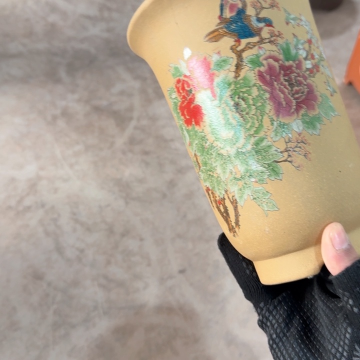 紫砂紫砂花盆口径14/20