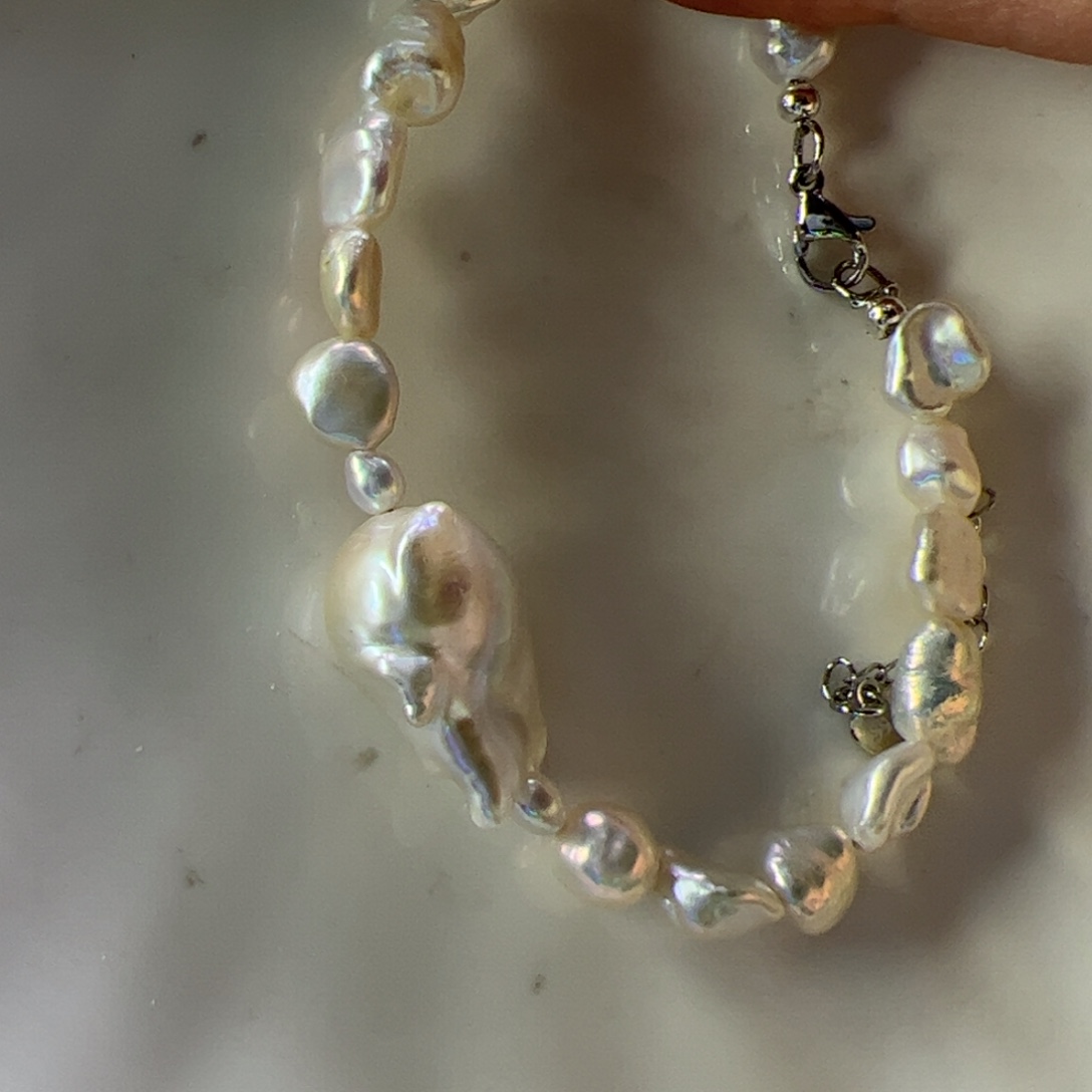 手绳合金淡水珍珠407