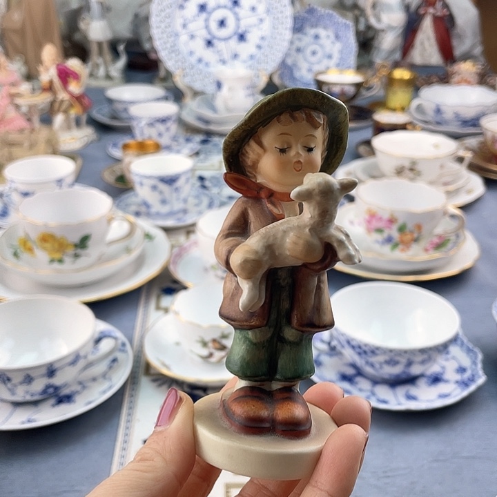 中古欧瓷瓷器小房子