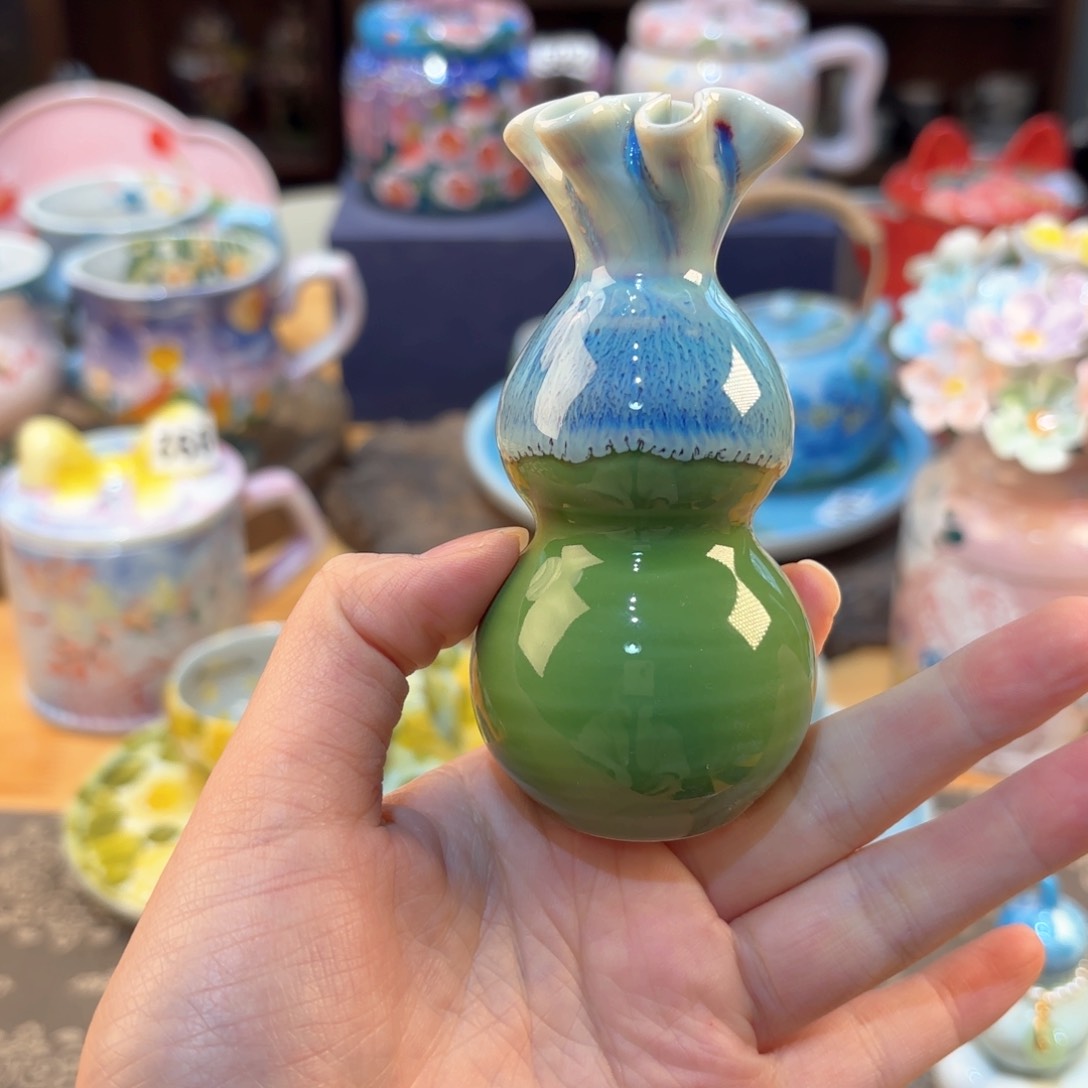 景德镇手绘高温釉下彩陶瓷茶具