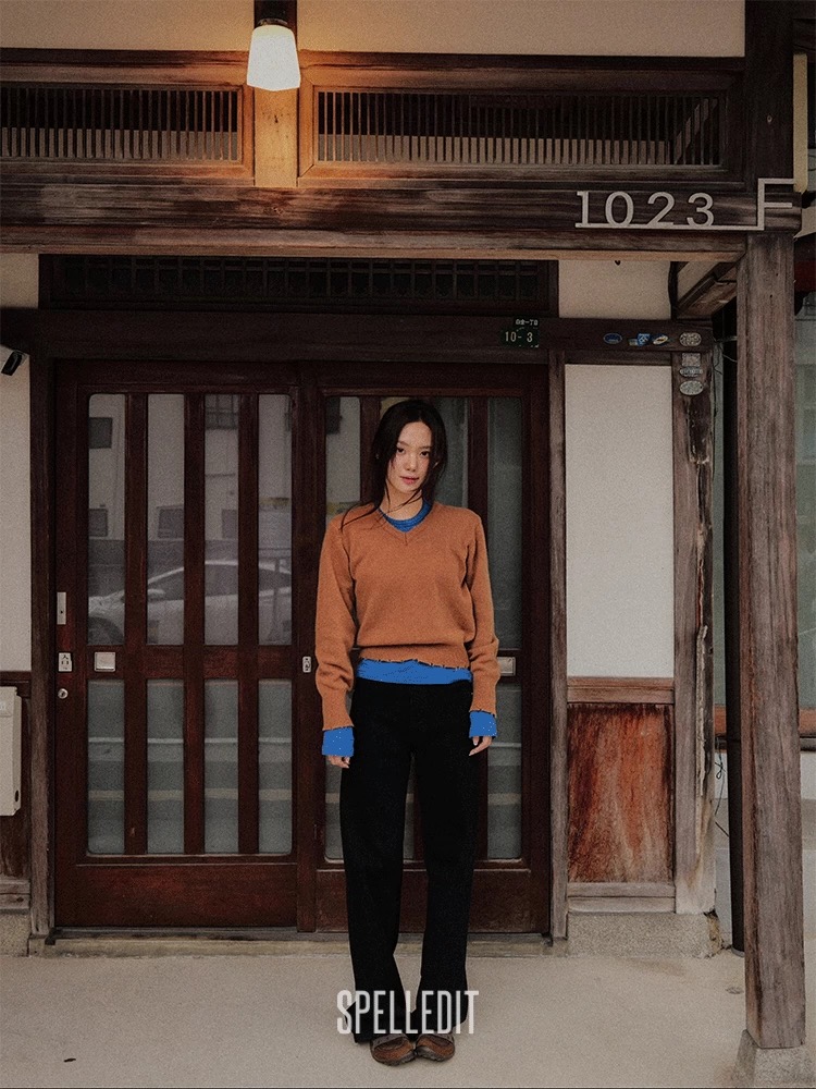 SPELLEDIT 2025冬季新品 休闲时尚显瘦微喇牛仔裤 正品 NO退NO换