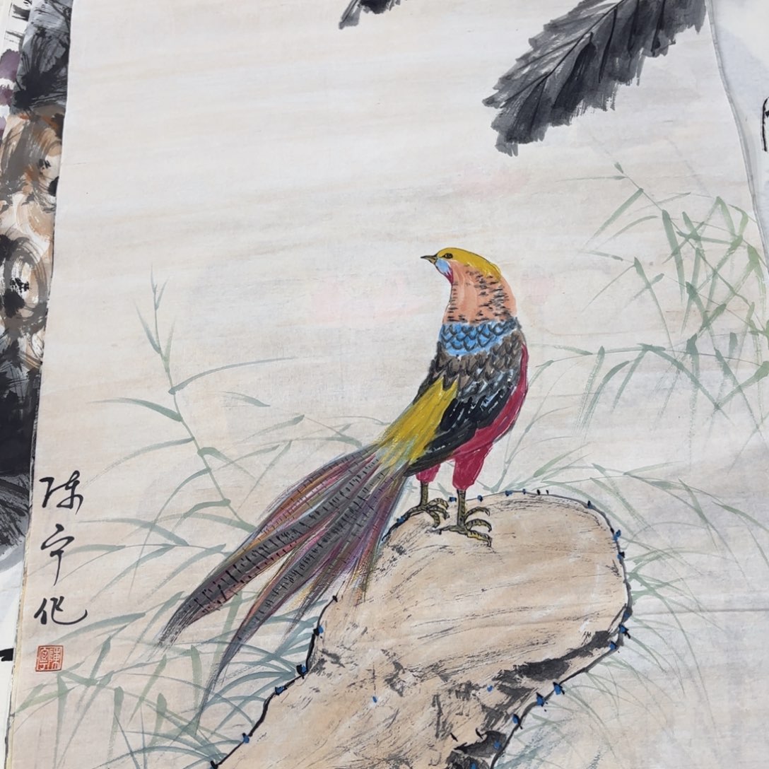 国画国画老师作品刘