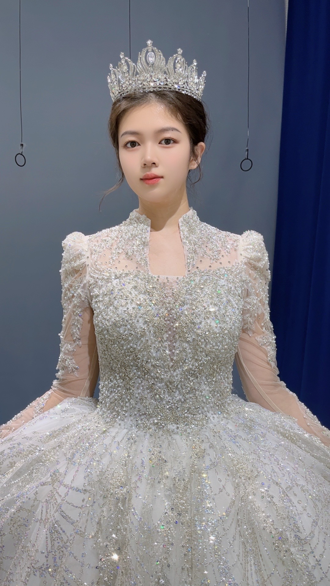 气质女神同款，爆闪重手工长袖